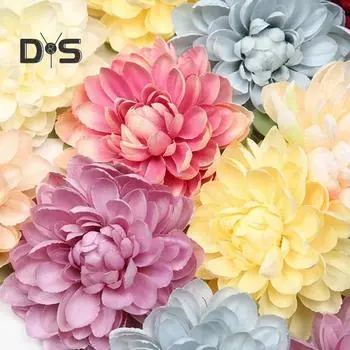 DIY Craft 1шт большой искусственный цветок голова домашний декор для свадьбы, годовщины, вечеринки