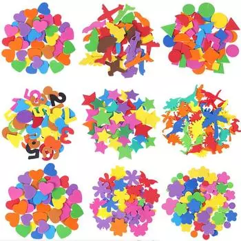DIY Craft Дети Пастер Развивающие игрушки Пена Губка Наклейка EVA Аксессуары 05