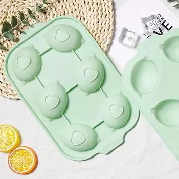 DIY Craft Fondant Antistick Soap Dessert 3D Cake Decoration Tool Resin Mold Lemon Mold Sugarcraft зелёный