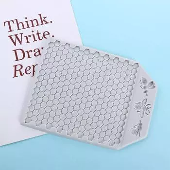 DIY Craft Soap Jelly Pudding Silicone Honeycomb Mold Resin Mould Cake Decorating Tool Sugarcraft Honeycomb