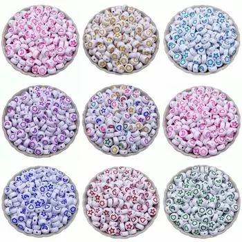 DIY Crafts ожерелье браслет луна звезда цветок оптовая продажа 60 шт 4*7 мм для изготовления ювелирных изделий подвеска свободные бусины аксессуары