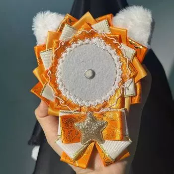 DIY Cute Badge Holder Lacework Badge Decoration Tray JK Anime Pins Display Base Badge Organizer 10