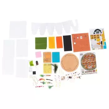 DIY Цветочная комната Модель HandMade Деревянная Креативная Стереоскопическая Форма для Детей Взрослых белый