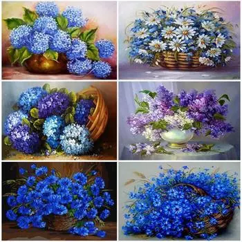 DIY цветок 5D алмазная живопись полная круглая дрель роза ваза Алмазная вышивка набор крестиков мозаика искусство украшение дома подарок Full Round 20x30CM