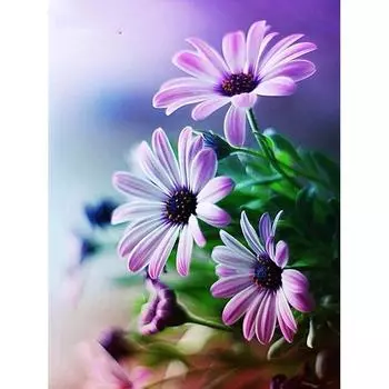 DIY цветы 5D алмазная живопись полный круглый дрель пейзаж Алмазная вышивка крестиком мозаика смола домашний декор искусство Full Round 15x20CM