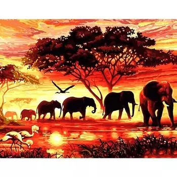 Diy Daimond Картина Полный Круглый Дрель Алмаз 5d Вышивка Крестом 20X30CM