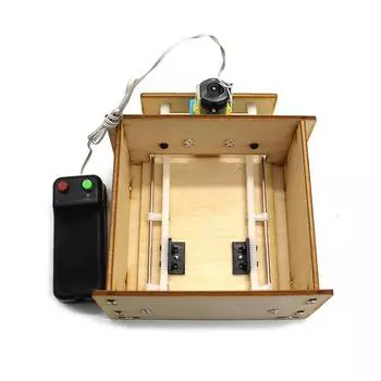 DIY деревянный комплект дверей лифта, научная образовательная развивающая игрушка в сборе для детей