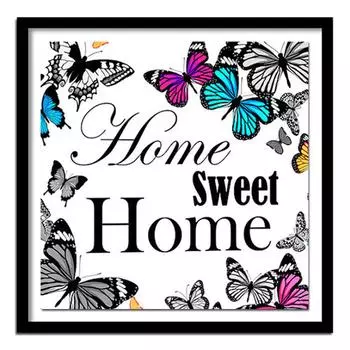 DIY Diamond Sweet Home, бабочки, подарки, алмазные картины, наборы для вышивки крестом 30x30CM