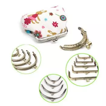 DIY для клатча аксессуары для сумок застежка замок металлическая застежка поцелуй сумки ручка металлическая рамка для кошелька