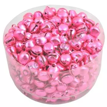 DIY для рождественских украшений в виде колокольчиков, кулон, оптовая продажа, железные разноцветные свободные бусины, подвески, 100 шт. 6*8 мм