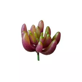 DIY Домашнее растение Флокирование Офисная мебель Искусственный сочный бонсай 1#