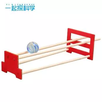 Diy Double-track Strange Slope Elementary School Children s Wooden Educational Toys Science Experiment Science And Education Model древесина