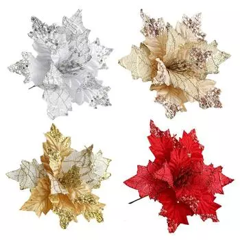 DIY Flower Arrangement Christmas Flowers Beautiful Design Silver