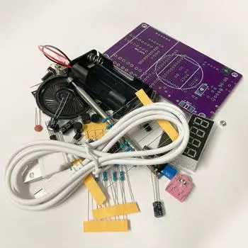 DIY FM радио электронный комплект регулируемая частота 87-108 МГц цифровой дисплей DIY паяльный проект практика припой RDA5807S