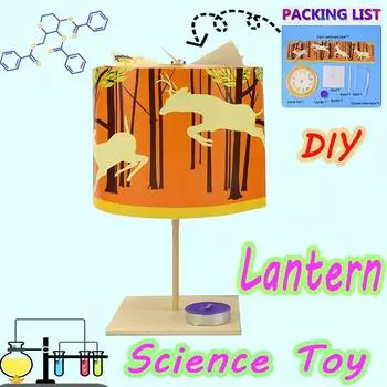 DIY Фонарь Научный эксперимент Модель наборы Игрушки для детей Подростки Улучшение способностей мозга Образовательные игрушки Творческие подарки Домашнее украшение