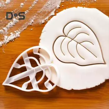 DIY формы листьев формочки для печенья пластиковые формы для выпечки хлеба кухонные аксессуары 2