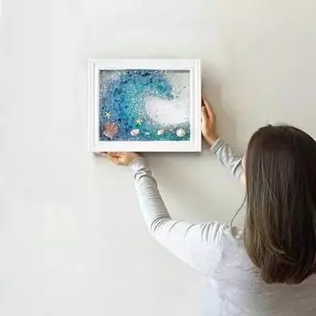 DIY фоторамка набор стеклянная фоторамка декоративный набор для рисования море морское стекло дом E