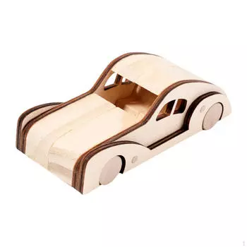 DIY Граффити Машина 3D Деревянный Головоломка Активность Веселая Детская Образовательная Сборка Игрушка Координация Поезд style A