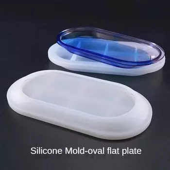Diy Handmade Creative Molds Dish Silicone Mold Round Coaster Making Epoxy Resin Art Coaster Epoxy Resin Molds Accessories