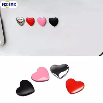 DIY Heart Shaped Love Top Quality 100% 3D Metal Red Gold Silver Black Ho Auto Motorcycle Emblem Badge Stickers Car Style