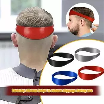 DIY Home Hair Trimming Haircuts Curled Headband Neckline Britting Template Hair Cutting Guide Barber Hair Styler Tools синий