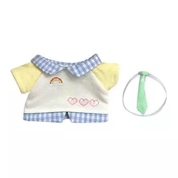 DIY Idol Doll Handmade Hoodie Clothes Suit Toy Clothing Doll Clothes yellow-10cm Doll