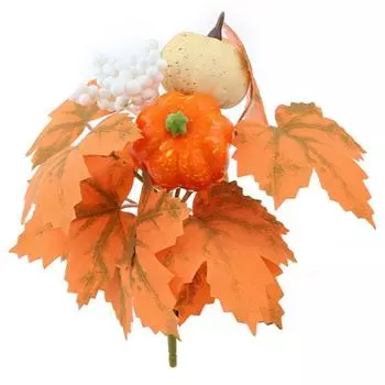 DIY имитация тыквы кленовые листья реалистичные искусственные тыквы тыква кленовый лист набор стол Style A