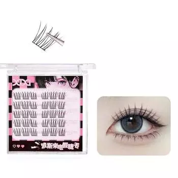 DIY Individual Cluster Eyelashes 7-12mm Eyelashes Extensions Eyelash Extension Korean Girl