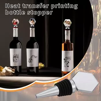 DIY индивидуальный шаблон печати креативная красная винная пробка металлическая герметичная бутылка винная пробка модная винная пробка One Size