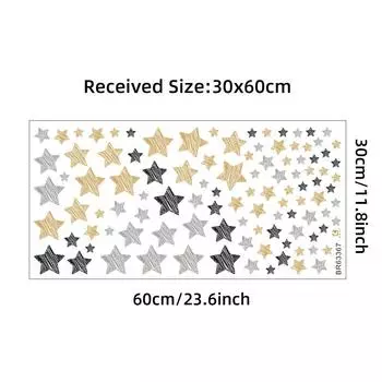 DIY Ins Звезды Граффити Линии Наклейки На Стены Для Детской Комнаты Наклейки На Стены Для Детской Комнаты Декоративные Наклейки Для Дома Для Спальни Плакаты 21*28CM