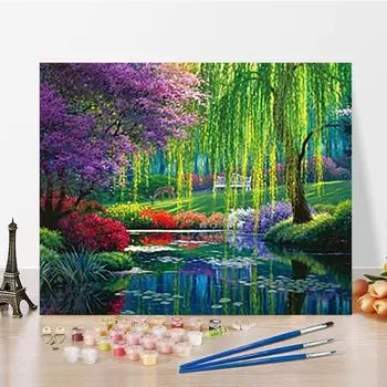 DIY Картина по номерам Цифровая картина маслом Украшение дома Цифры Картина маслом Цифры Картина маслом Изобразительное искусство Хобби 40x50cm no frame