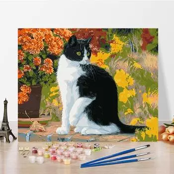 DIY картина по номерам цифровая картина маслом ремесла искусство хобби цифры живопись украшение дома 40x50cm no frame