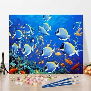 DIY Картина по номерам Цифровая картина маслом Украшение дома Хобби Картина маслом по номерам Картина маслом по номерам Живопись Изобразительное искусство 40x50cm no frame