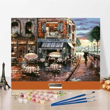 DIY Картина по номерам Цифровая картина маслом Ручная работа по номерам на холсте Картина по номерам Картина маслом 40x50cm no frame