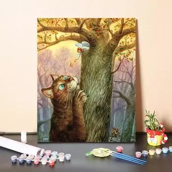 DIY картина по номерам цифровая картина маслом цифры живопись ремесла украшения дома искусство хобби 40x50cm no frame
