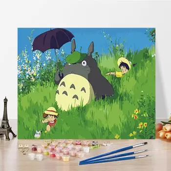 DIY Картина по номерам Цифровая картина маслом Ремесла Украшение дома Искусство Хобби Живопись по номерам 40x50cm no frame