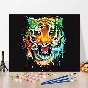 DIY Картина по номерам Цифровая картина маслом Украшение дома Хобби Цифры Живопись Изобразительное искусство Картина маслом Цифры Картина маслом 40x50cm no frame
