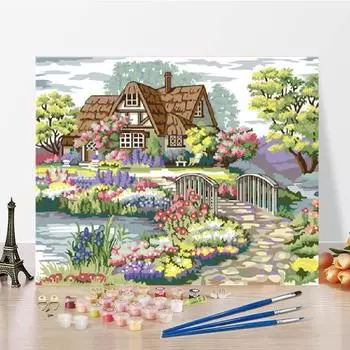 DIY картина по номерам цифровая картина маслом цифры картина маслом холст номера живопись ручная работа 40x50cm no frame