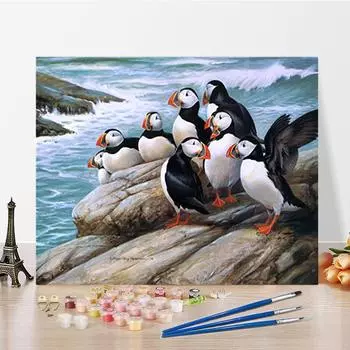 DIY Картина по номерам Цифровая картина маслом Украшение дома Цифры Картина маслом Изобразительное искусство Цифры Картина маслом Хобби 40x50cm no frame
