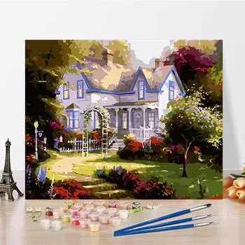 DIY картина по номерам цифровая картина маслом ремесла искусство цифры живопись украшение дома хобби 40x50cm no frame