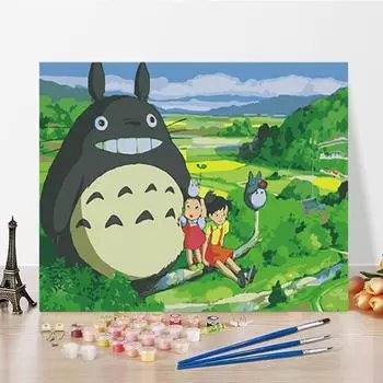 DIY картина по номерам цифровая картина маслом ремесла украшения дома хобби искусство цифры живопись 40x50cm no frame