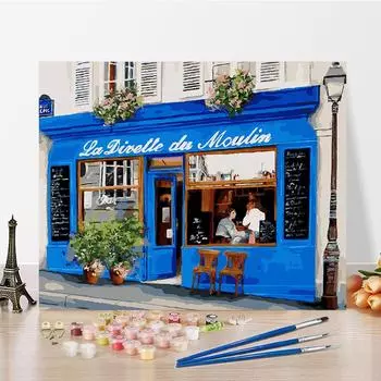 DIY Картина по номерам Цифровая картина маслом Украшение дома Хобби Цифры Картина маслом Цифры Живопись Изобразительное искусство Картина маслом 40x50cm no frame