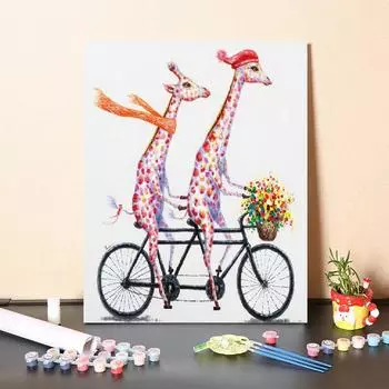 DIY картина по номерам цифровая картина маслом холст номера картина маслом украшения дома цифры живопись 40x50cm no frame