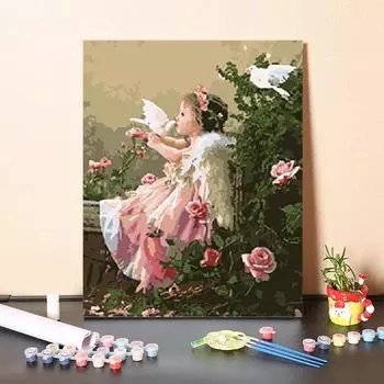 DIY картина по номерам цифровая картина маслом цифры живопись украшения дома хобби искусство ремесла 40x50cm no frame