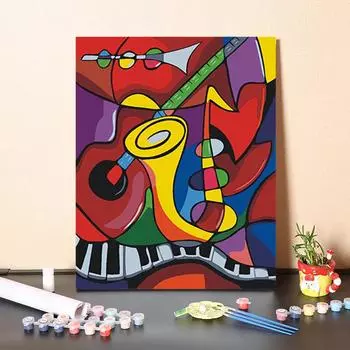 DIY картина по номерам цифровая картина маслом цифры живопись хобби ремесла искусство украшение дома 40x50cm no frame