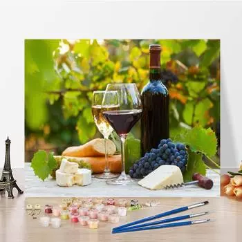 DIY Картина по номерам Цифровая картина маслом Ручная роспись чисел Картина маслом Украшение дома Холст 40x50cm no frame