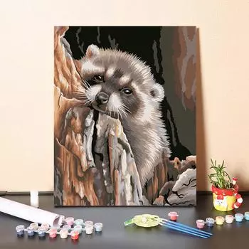 DIY картина по номерам цифровая картина маслом украшения дома ремесла цифры живопись хобби искусство 40x50cm no frame