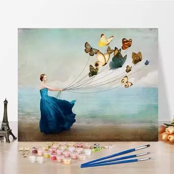 DIY Картина по номерам Цифровая картина маслом Украшение дома Цифры Картина маслом Картина маслом по номерам Живопись Изобразительное искусство Хобби 40x50cm no frame