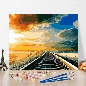 DIY Картина по номерам Цифровая картина маслом Украшение дома Цифры Картина маслом Картина маслом Хобби Изобразительное искусство Живопись по номерам 40x50cm no frame