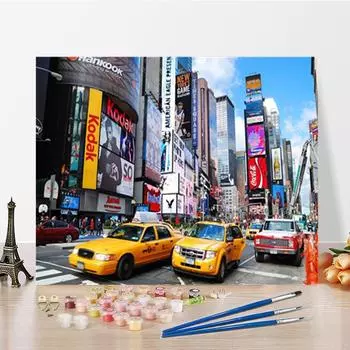 DIY Картина по номерам Цифровая картина маслом Украшение дома Цифры Картина маслом Изобразительное искусство Цифры Живопись Хобби Картина маслом 40x50cm no frame